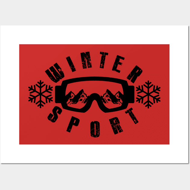 Winter sports Wall Art by Tekad Rasa